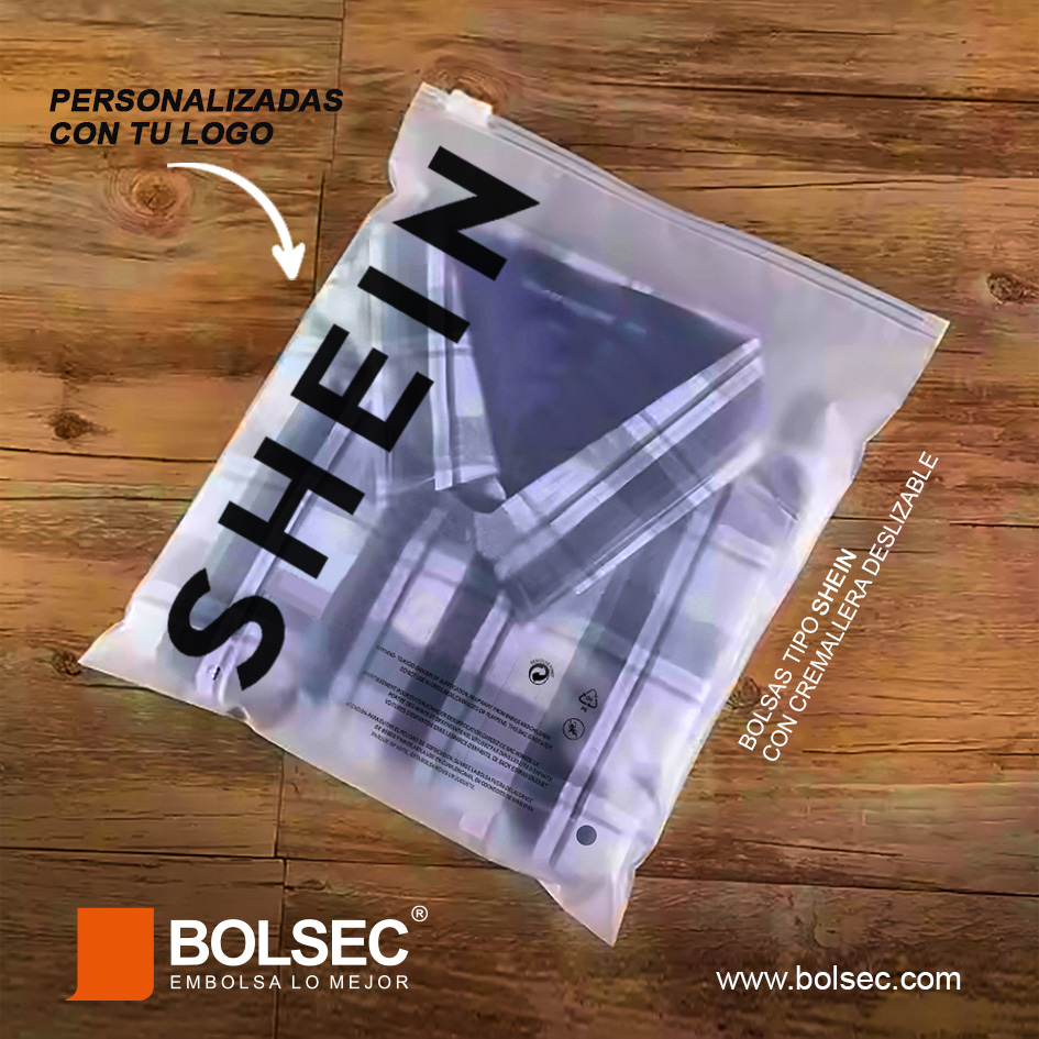 venta de bolsas tipo shein personalizadas con tu logo